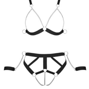 Alternative view of Ensemble harnais Strappy Bikini - Bad Kitty